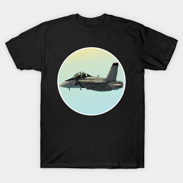 F-18 T-Shirt by Greboge Wear